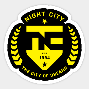 Welcome to Night City Sticker